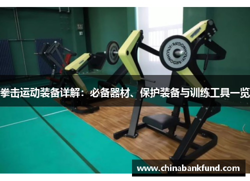 拳击运动装备详解：必备器材、保护装备与训练工具一览